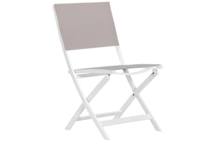 Aluminum folding table with chairs - ROSYLAND