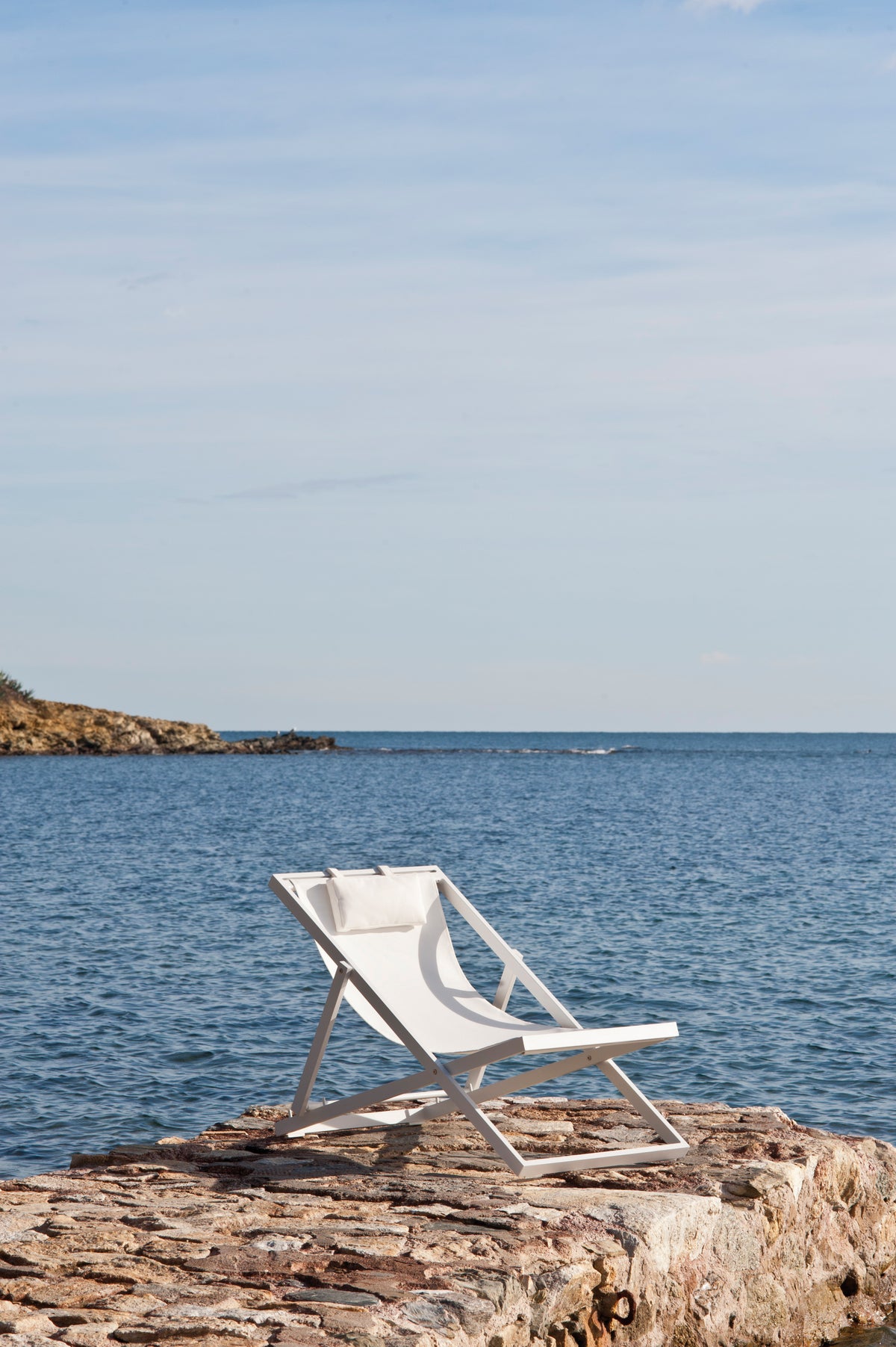 Chilean, Aluminum garden deck chair - KASSY BLANC