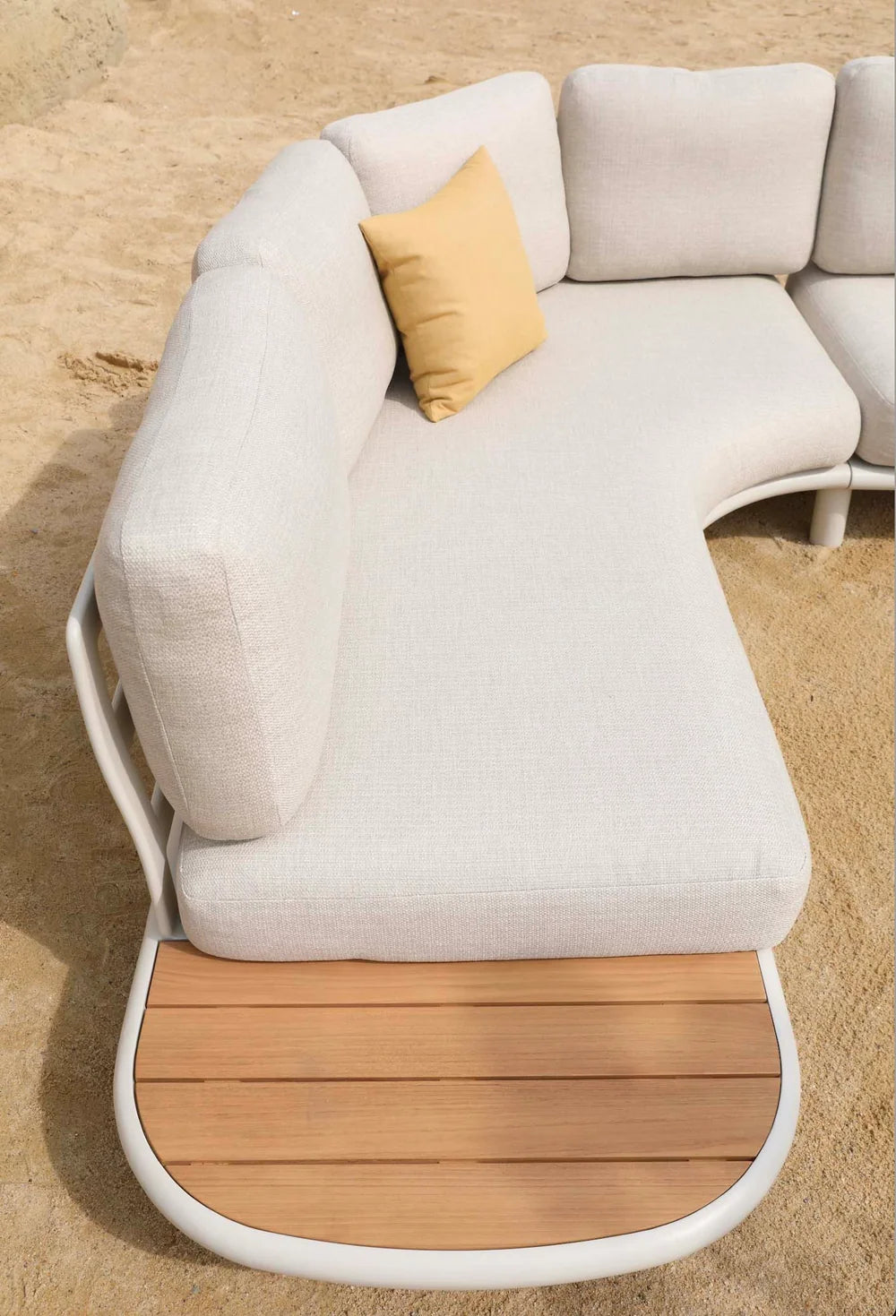 Modern aluminum and teak garden furniture - SANKA COZY