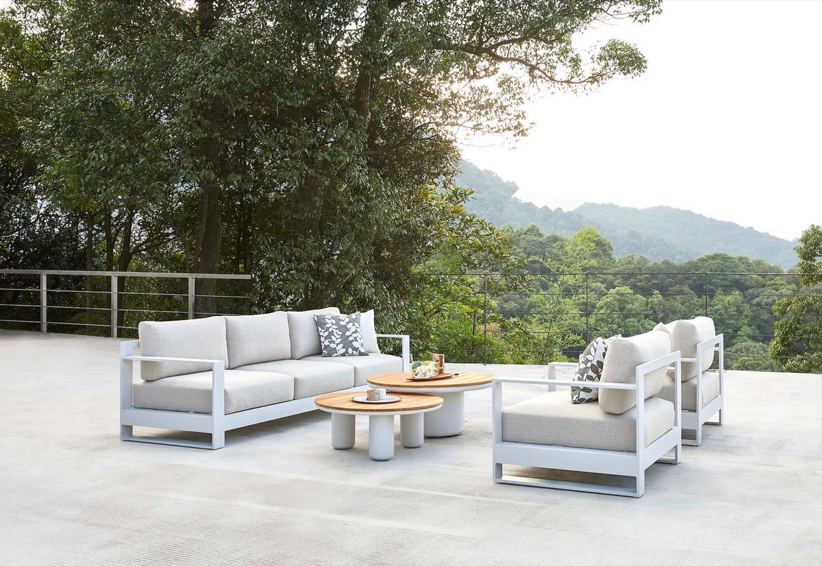 High-end aluminum design garden sofa lounge - IRIS BIS