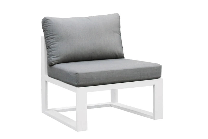 Designer garden sofa in high-end aluminum - BELLY COZY