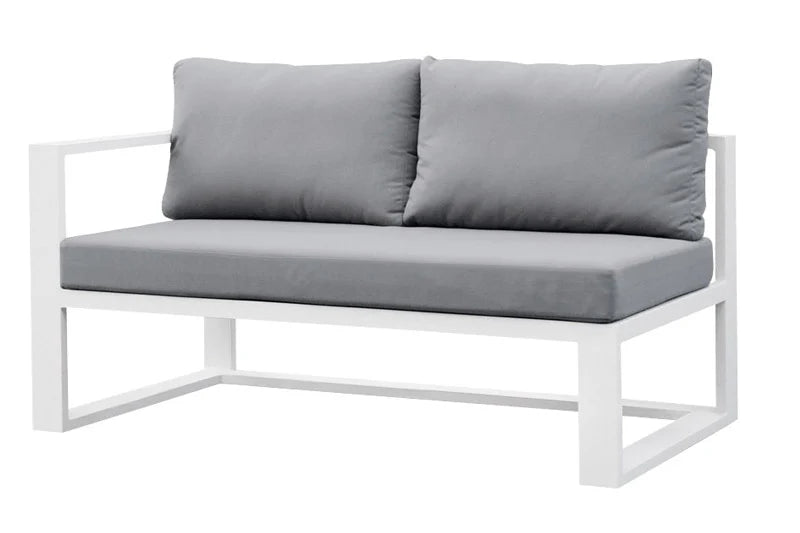Designer garden sofa in high-end aluminum - BELLY COZY
