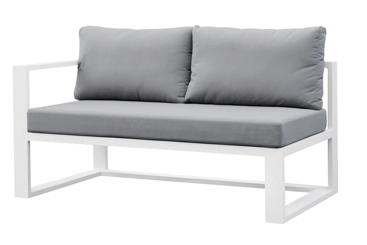 Large high-end aluminum corner sofa 8 seats - BELLY COOL