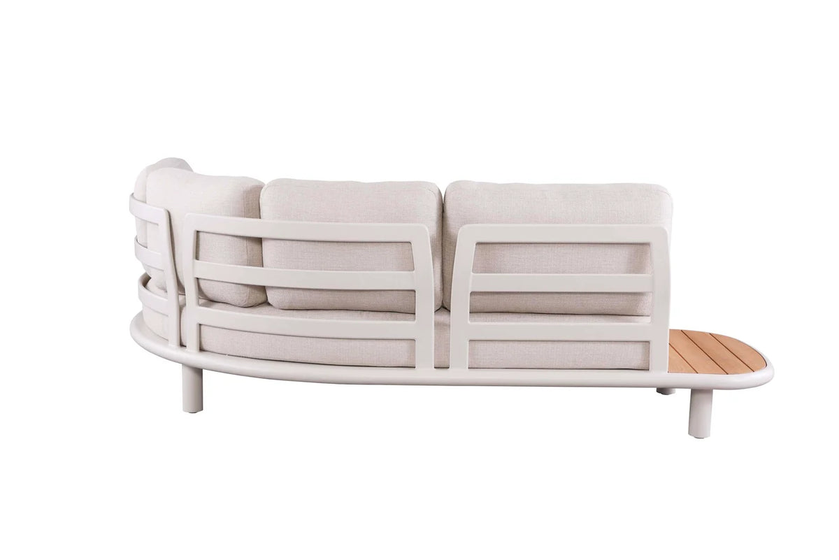 Modern aluminum and teak garden furniture - SANKA COZY