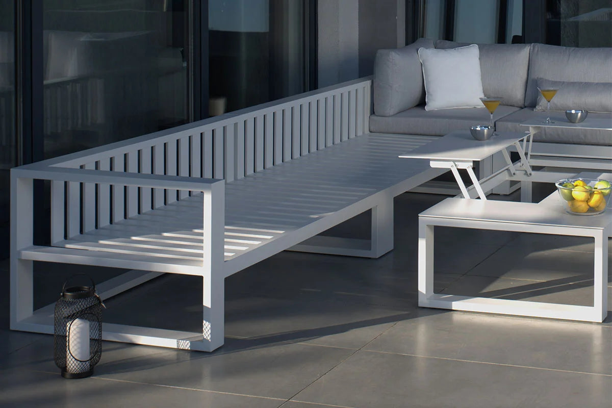 Luxury aluminum corner garden furniture - COMO