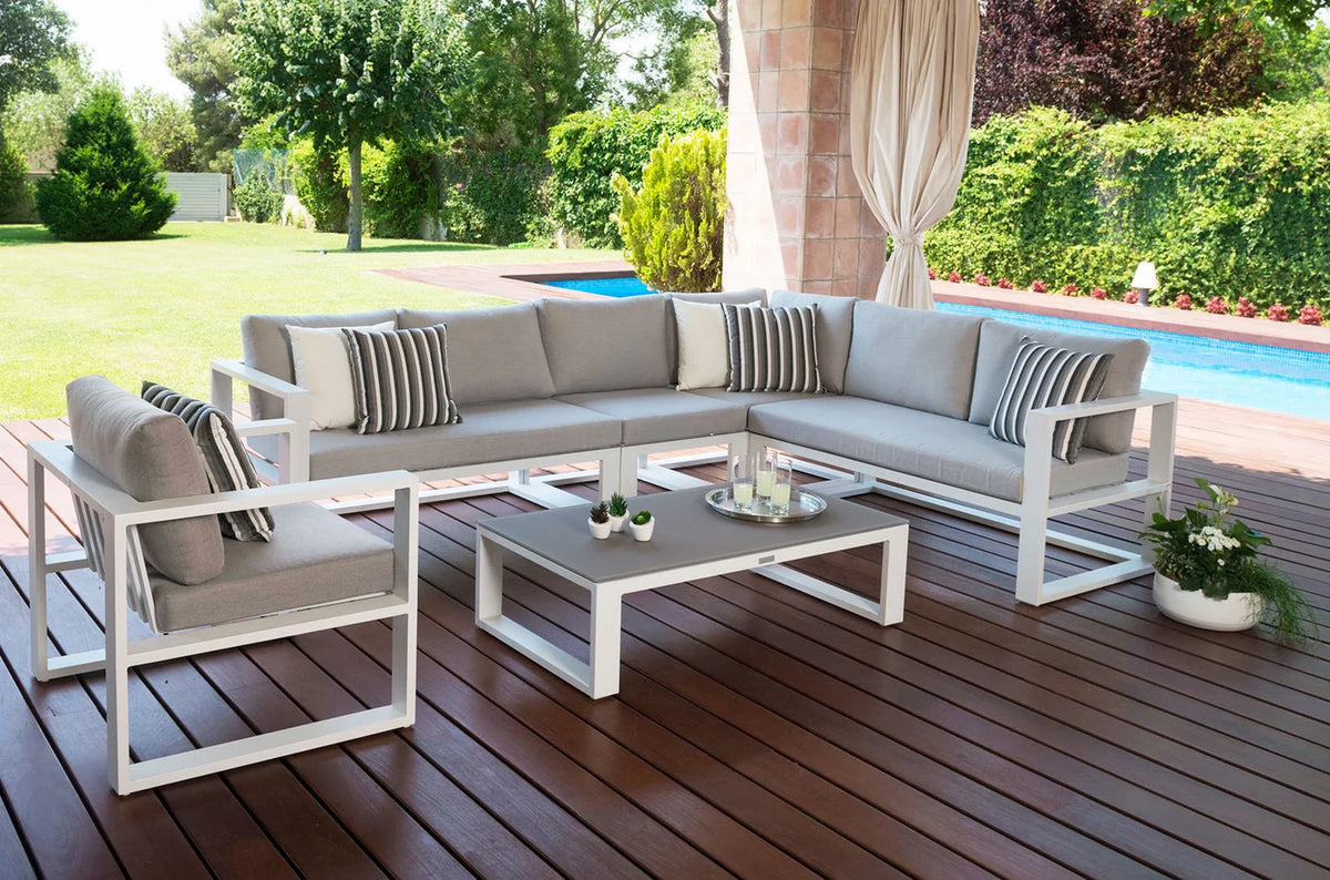 High-end modular aluminum garden furniture - BELLY