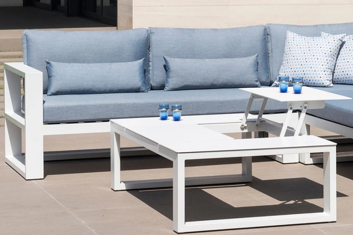 Luxury aluminum corner garden furniture - COMO