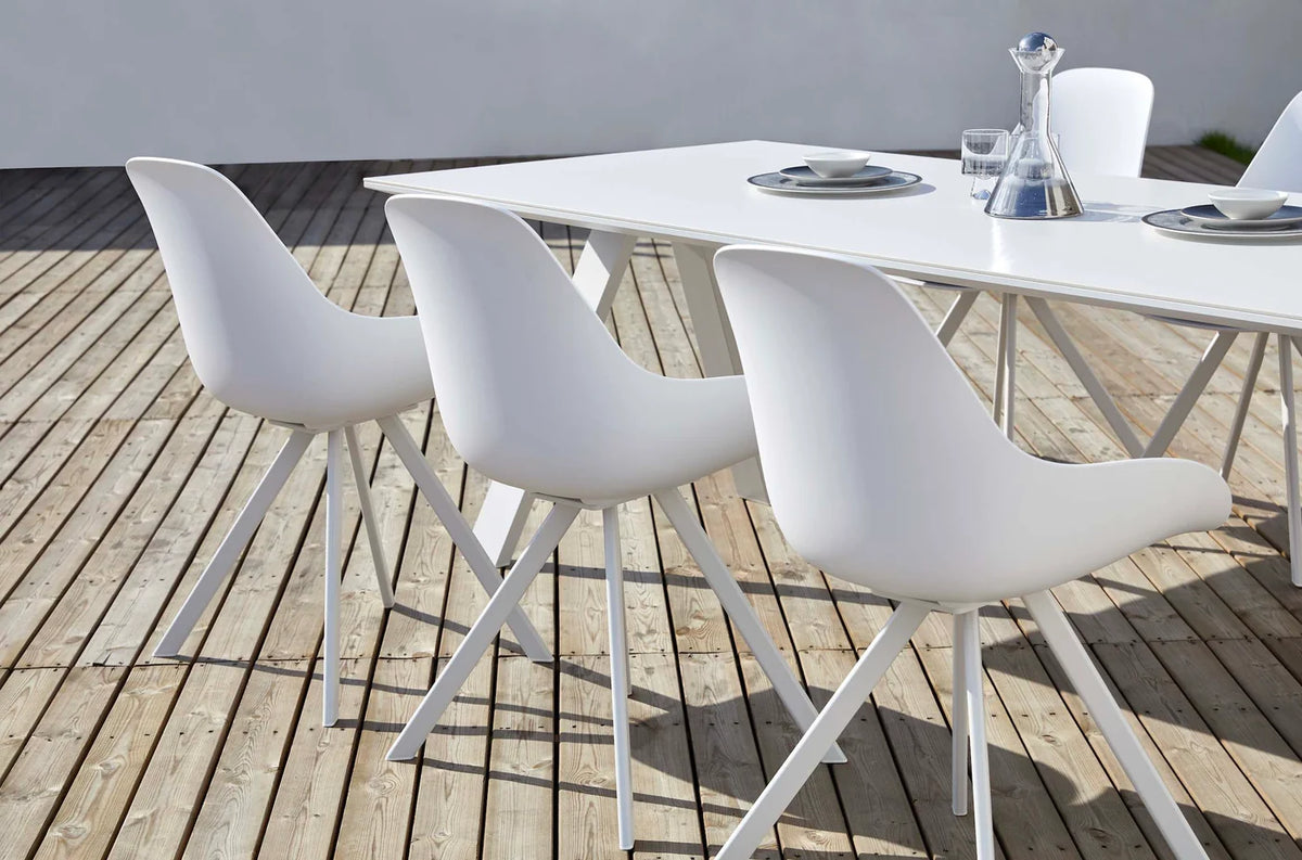 Aluminum garden table with ceramic top 240CM - MONDO